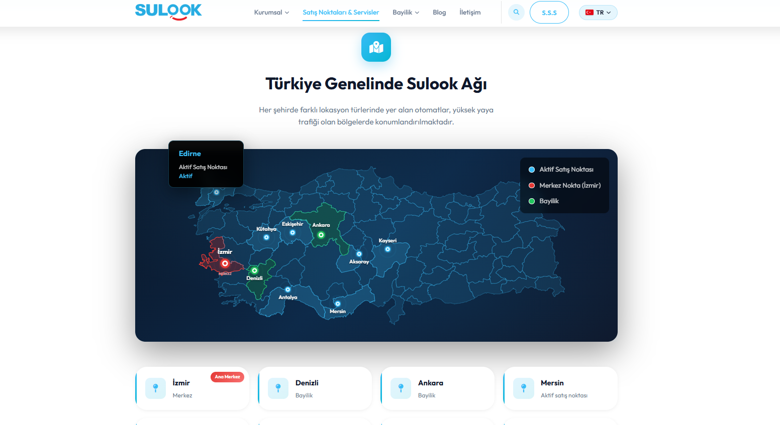 SULOOK Dealership Map