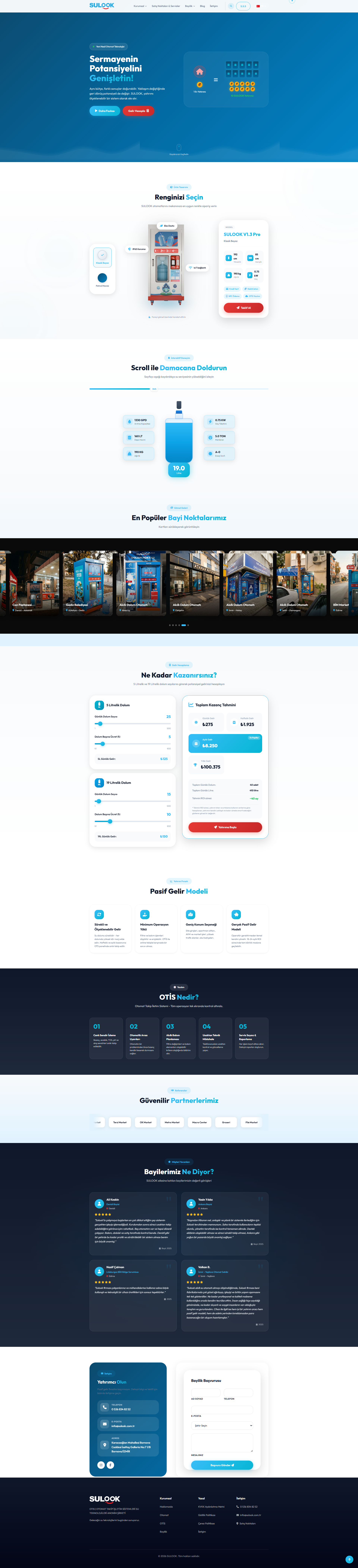 SULOOK Full Homepage Design