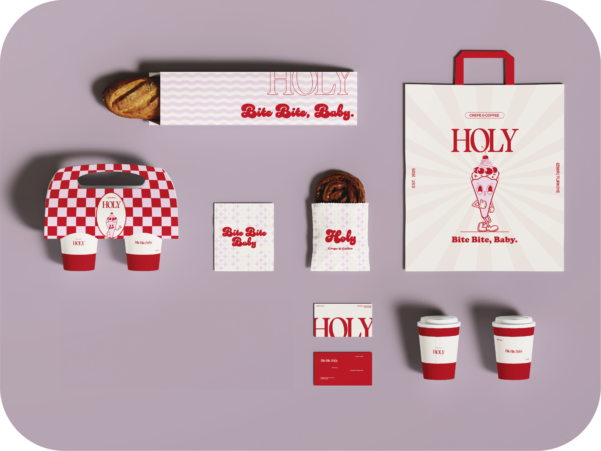 Holy Crepe Brand Identity & Packaging